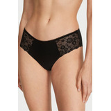 Calcinha Victorias Secret Sem Costura Lace Trim Hipster Pty