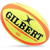 Pelota De Rugby Gilbert Match Omega Fluo N5 Juego Nocturno