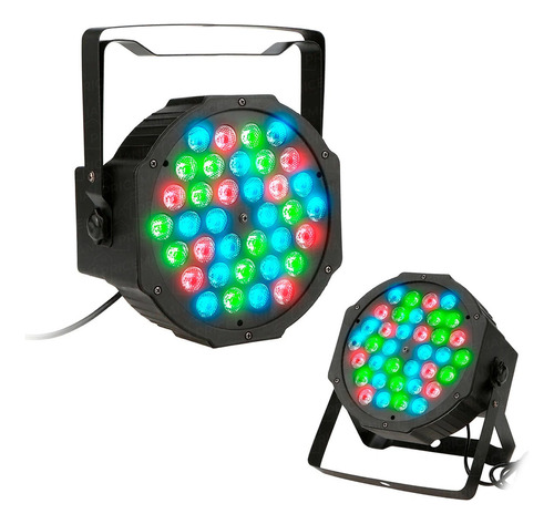 Luz Proton Par 36 Luces Dj Audioritmica Dmx Iluminacion Led