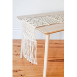 Camino De Mesa Pie De Cama En Macramé Table Runner