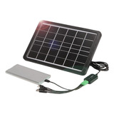 Panel Solar 8w Portátil Usb Cargador Ip65 Moreka Celular