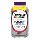 Centrum Women 50+ Silver 275 Comprimidos - Importado Usa