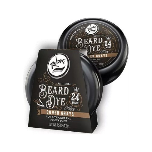 Rolda Beard Dye Black 100g Cera Berbero Barberia Peluqueria