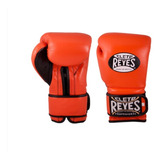 Guantes Cleto Reyes 14oz Naranja Cierre De Contacto