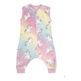 Mameluco Pijama Sleeping Bag Bebe 1-2 Y 3-4 Años Unicornio