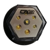 Distribuidor De Corriente Hexagonal In#0 Out#4 Carbón Audio
