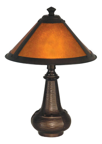 Lámpara Decorativa Dale Tiffany Tahunter Mica, Bronce Antigu