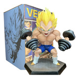 Figura De Dragon Ball Z Vegeta Musculoso Gym Gimnasio 16cm