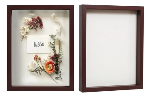 Marco Madera Fotos Caja Sombras Cristal 33x43 Cm Frameworks®