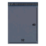 Envelope Plástico Cinza Correio Segurança Lacre 32x40- 500un