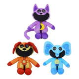 Catnap Peluche X3 Morado Animales Smiling Critters Colección