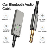 Receptor Bluetooth 5.1 Con Micrófono Kit De Audio Aux Coche
