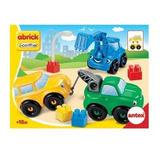 Abrick 9042 Set X 3 Vehiculos Construccion Grua Antex Educan