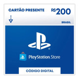 Gift Card Playstation Store 200 Reais Psn Br Para Ps4 E Ps5