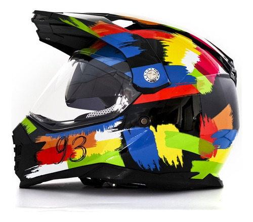 Casco De Motocross Profesional Off Road ( 20 Estilos)regalo!