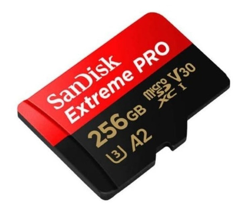 Tarjeta De Memoria Extreme Pro Micro Sd 256gb Gopro & Dron 