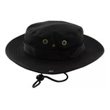 Pava Sombrero Boonie Militar Camping Negro Bucket Hat Gorro 