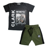 Conjunto Remera Y Bermuda Para Varón - Clark