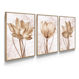 Quadro Decorativo Flores Flor Moderna Para Sala Quarto Casal