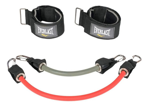 Kit Ankle Bandas Elasticas Con Tobilleras Everlast Mma Kick