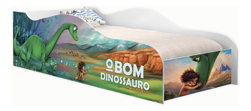 Cama Solteiro O Bom Dinossauro Com Colchao, Quarto De Menino