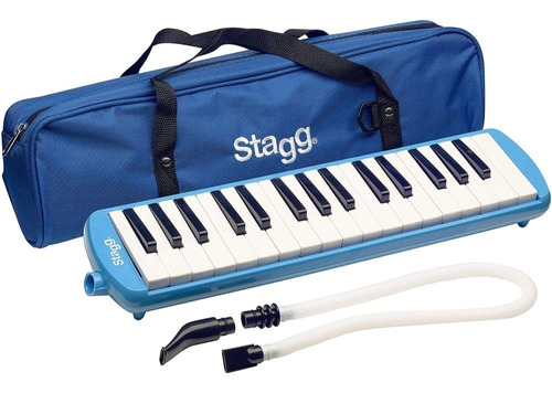 Melódica Piano Stagg De 32 Notas + Estuche - Azul Melosta32