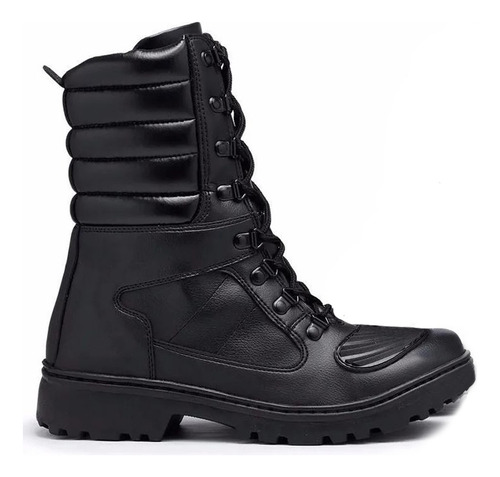 Bota Botina Coturno Militar Masculino Tático Palmilha Em Gel