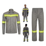 Conjunto Uniforme Epi Nr10 Faixa Refletiva Construçao Civil