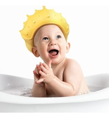 Gorro Visera Sombrero De Baño Ducha Niños Bebés Corona