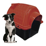 Casinha Para Cachorro Cães Plástico Grande N6 Vermelho Pet