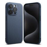 Funda Ringke Onyx Navy Para iPhone 15 Pro Max Anti Impacto