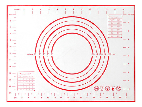 Alfombrilla Antiadherente Para Tartas De Silicona En Forma D