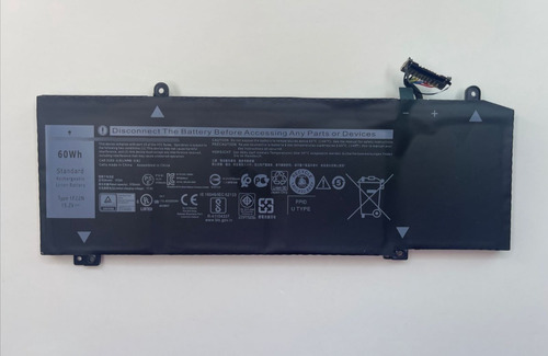 Bateria Dell Alienware 1f22n,m15, R1, M17, R1, G7, 60w 15,2v