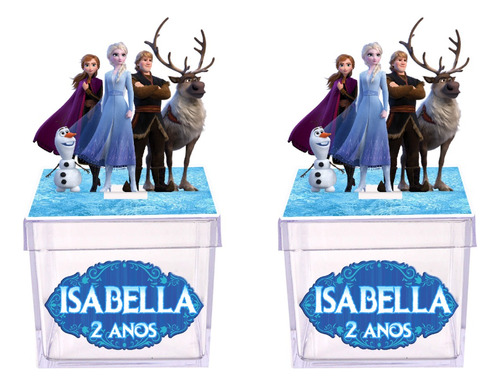 Caixinha Personalizada Frozen (30 Unidade)