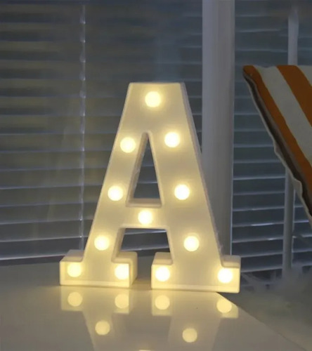 Letras Led 22 Cm Luz Cálida Decorativas Oferta