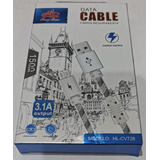 Cable Cargador V8 Micro Usb 1.5 Metros Economico