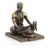 Estatua De Dios Africano Orunla De 13 Cm Bronce Antiguo