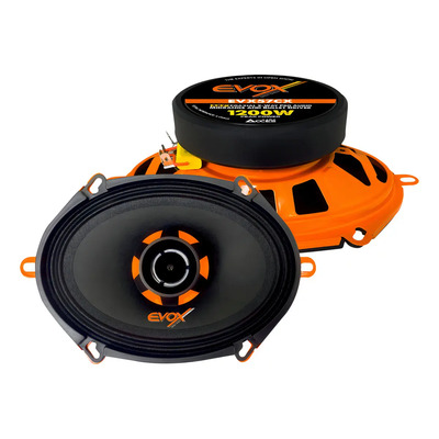 Medio Rango Con Driver 5x7puLG Evox Evx57cx 1200w Open Show Color Negro | Envío gratis