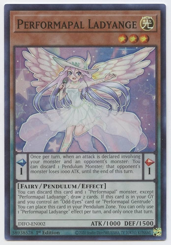 Performapal Ladyange - Difo - Super Rare