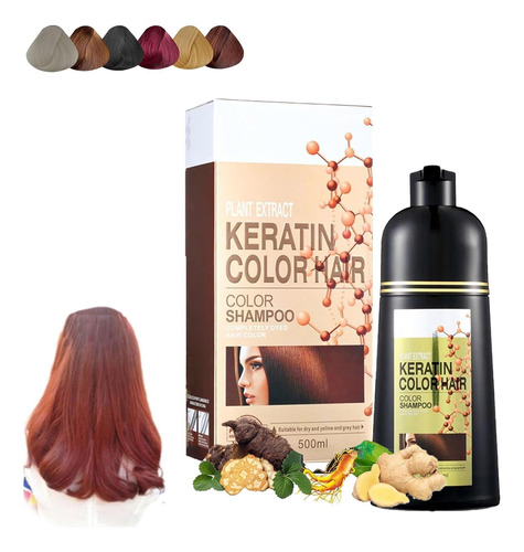 Tinte Para El Cabello Vegetal Natural (marrón Oscuro)