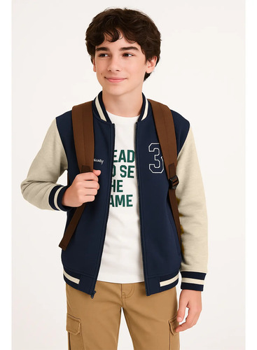 Chamarra Estilo Varsity Unisex Mod.7417 Marca Mayoral®
