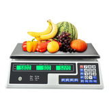 Bascula Digital Comercial Alta Precisión Alimentos 40kg