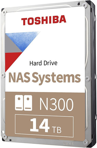 Toshiba N300 14tb Nas 3.5-inch Internal Hard Drive - Cmr  Aa