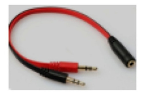 Adaptador Plug Micrófono / Audio A Auxiliar Hembra