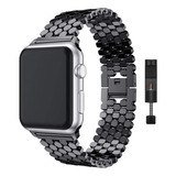 Correa De Acero De Lujo Para Apple Watch Band De 38-45 Mm, T