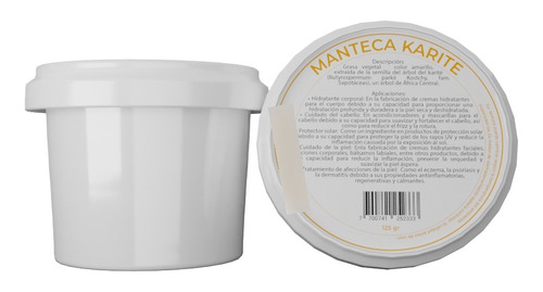 Manteca De Karité Orgánica Amarilla Sin - g a $248
