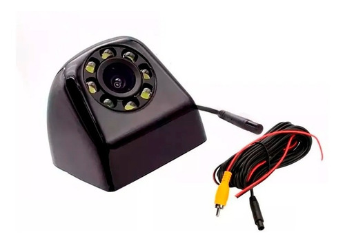 Camara De Reversa Con 8 Leds Curva Rca Vision Nocturna