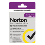 Norton Identity Advisor Plus 1 Dispositivo 1 Año