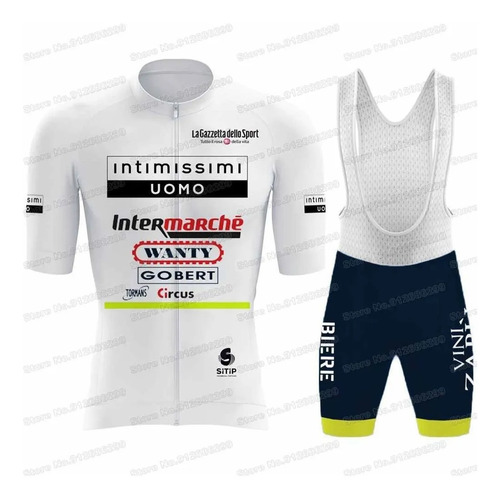 Wanty Jersey De Ciclismo Para Hombre Ropa Mtb Gel Pad Verano