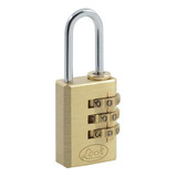 Candado Combinación Programable Latón 20mm 10ca Lock